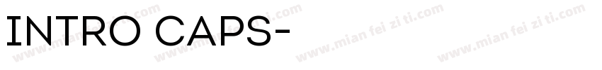 Intro Caps字体转换
